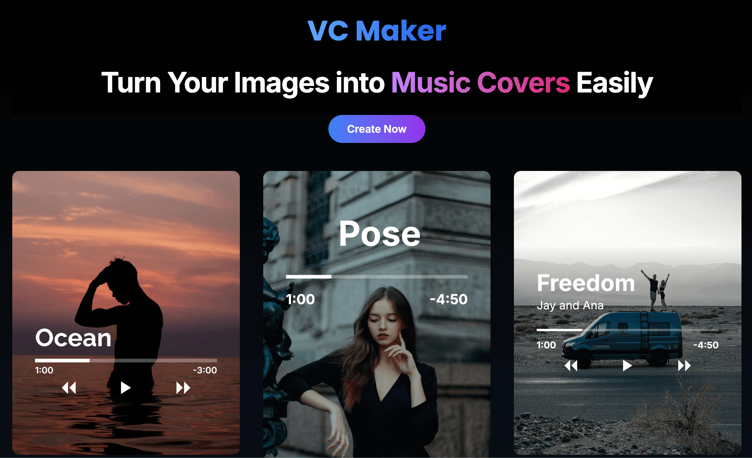 Free Online Music Cover Maker | Create Album Art & Song Covers | VC Maker